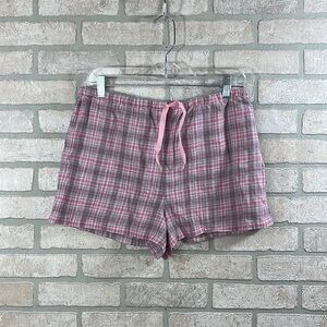 VS Plaid Pj Shorts- Size S